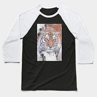 Tiger Wild Animal Safari Africa Jungle Feline Baseball T-Shirt